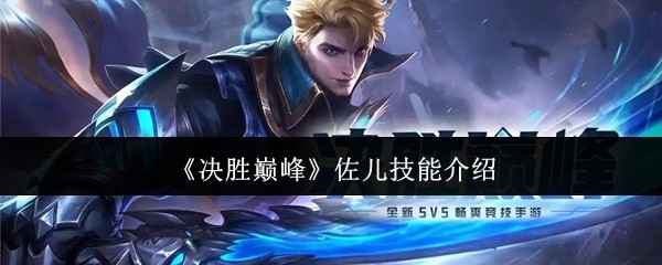 决胜巅峰佐儿技能详解